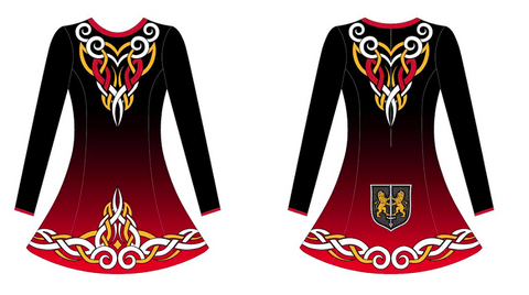Carroll Academy  Long Sleeve Dance Dress