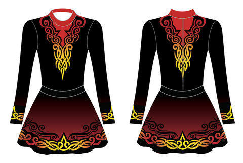 Belisama Irish Dance EXQUISITE Leotard and Skirt
