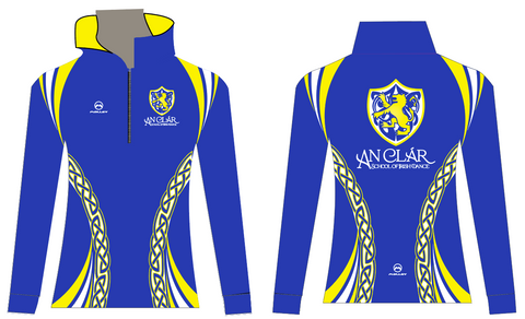 An Clar Half Zip Tracksuit top