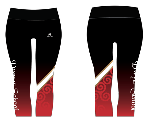 Dwyer School 3/4 Length Capri Leggings