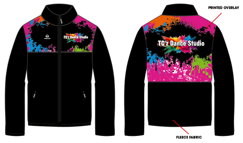 NEW TC'z Dance Studio UNISEX Fleece Jacket CAN