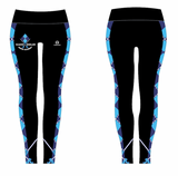 Diamond V Full length leggings - BLACK CAN
