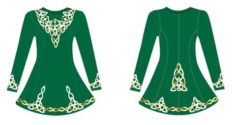 Johnston School Long Sleeve Dance Dress