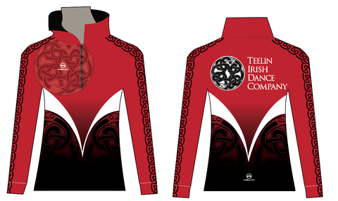Teelin Irish Dance Company Male Half Zip Tracksuit top