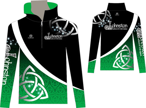 Johnston School Male Half Zip Tracksuit top