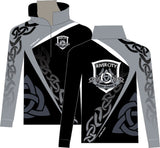 River City Male Fully Sublimated Half Zip Tracksuit top