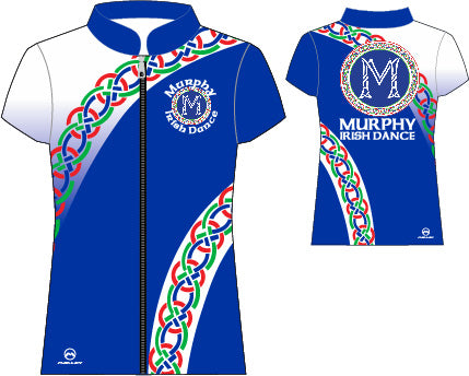 Murphy Irish Dance Zip Jig Top